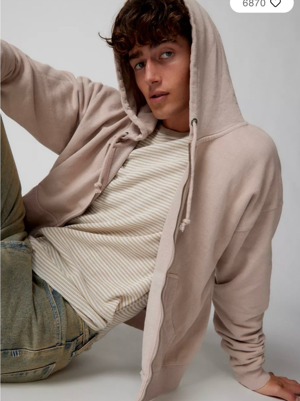 BDG - Urban Outfitters Men's Green Zip-Up Hoodie. Size XL